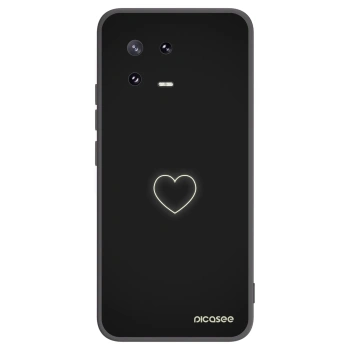 Picasee silikonski črni ovitek za Xiaomi 13 Pro - Heart