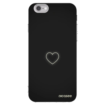 Picasee silikonski prozorni ovitek za Apple iPhone 6/6S - Heart