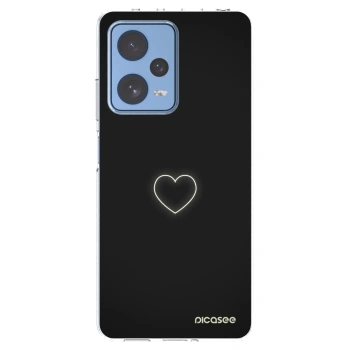 Picasee silikonski prozorni ovitek za Xiaomi Redmi Note 12 Pro 5G - Heart