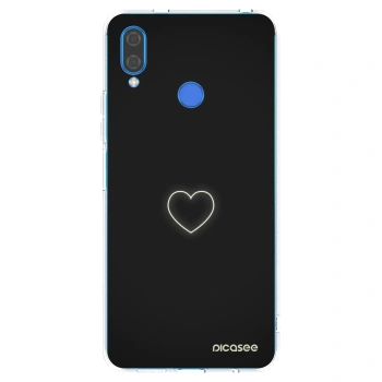 Picasee silikonski prozorni ovitek za Huawei Nova 3 - Heart