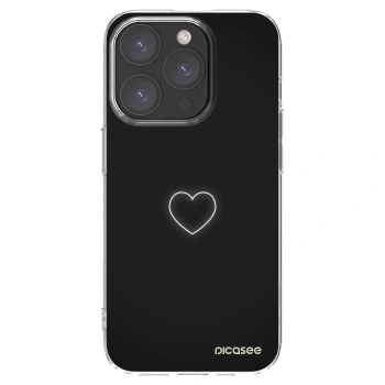 Picasee silikonski prozorni ovitek za Apple iPhone 15 Pro - Heart