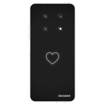 Picasee silikonski prozorni ovitek za Honor Magic4 Lite 5G - Heart
