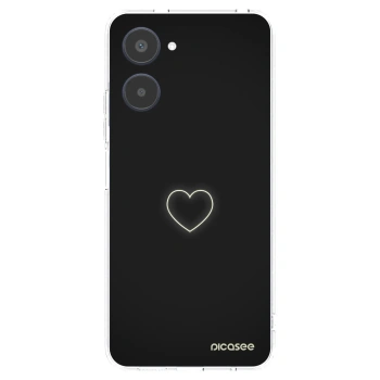 Picasee silikonski prozorni ovitek za Realme 10 4G - Heart