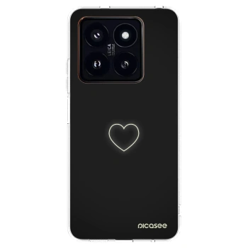 Picasee silikonski prozorni ovitek za Xiaomi 14 Pro - Heart