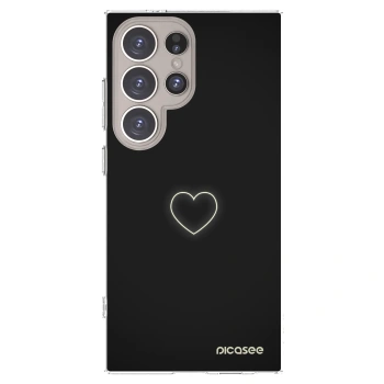 Picasee silikonski prozorni ovitek za Samsung Galaxy S24 Ultra S928B 5G - Heart
