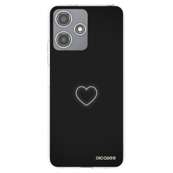 Picasee silikonski prozorni ovitek za Xiaomi Redmi 12 5G - Heart