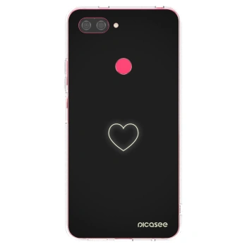Picasee silikonski prozorni ovitek za Xiaomi Mi 8 Lite - Heart