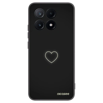 Picasee silikonski črni ovitek za Xiaomi Poco X6 Pro - Heart
