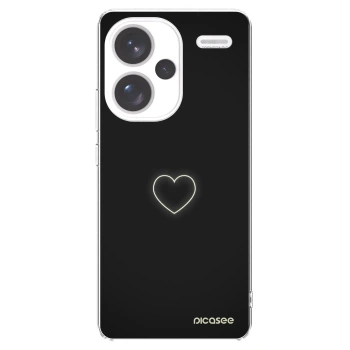 Picasee silikonski prozorni ovitek za Xiaomi Redmi Note 13 Pro+ 5G - Heart