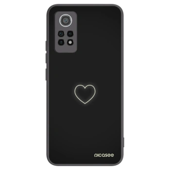 Picasee silikonski črni ovitek za Xiaomi Redmi Note 12 Pro 4G - Heart