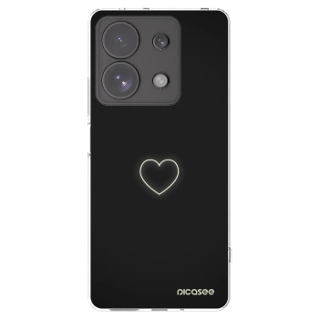 Picasee silikonski prozorni ovitek za Xiaomi Redmi Note 13 Pro 4G - Heart