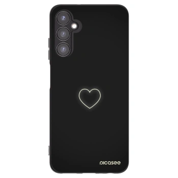 Picasee silikonski črni ovitek za Samsung Galaxy A05s A057G - Heart