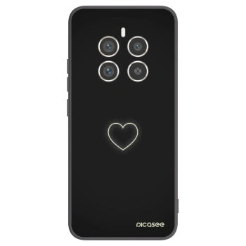 Picasee silikonski črni ovitek za Realme 12 Pro 5G - Heart