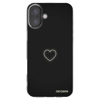 Picasee silikonski prozorni ovitek za Apple iPhone 16 Plus - Heart