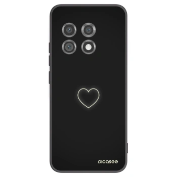 Picasee silikonski črni ovitek za OnePlus 11 5G - Heart