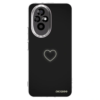Picasee silikonski prozorni ovitek za Honor 200 Pro 5G - Heart
