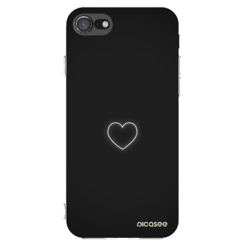 Picasee silikonski prozorni ovitek za Apple iPhone 7 - Heart