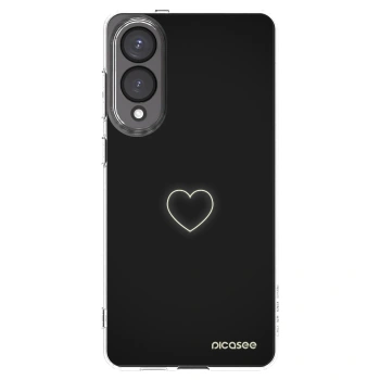 Picasee silikonski prozorni ovitek za Samsung Galaxy S25 Edge 5G - Heart