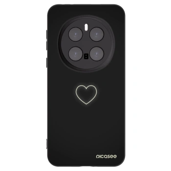 Picasee silikonski črni ovitek za Honor Magic7 Pro 5G - Heart