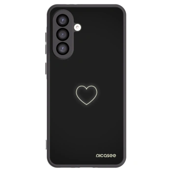 Picasee silikonski črni ovitek za Samsung Galaxy A26 5G A266B - Heart
