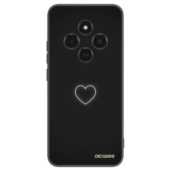 Picasee silikonski črni ovitek za Xiaomi Poco C75 - Heart