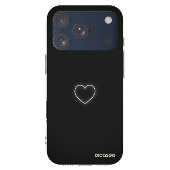 Picasee silikonski prozorni ovitek za Apple iPhone 17 Pro - Heart