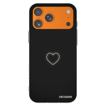 Picasee silikonski prozorni ovitek za Apple iPhone 17 Pro Max - Heart