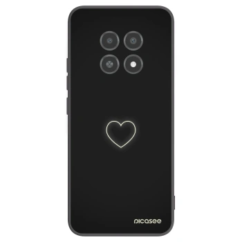 Picasee silikonski črni ovitek za Realme 12X - Heart