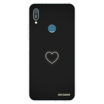 Picasee silikonski prozorni ovitek za Huawei Y6 2019 - Heart
