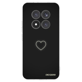 Picasee silikonski prozorni ovitek za Xiaomi Redmi Note 15 Pro+ - Heart