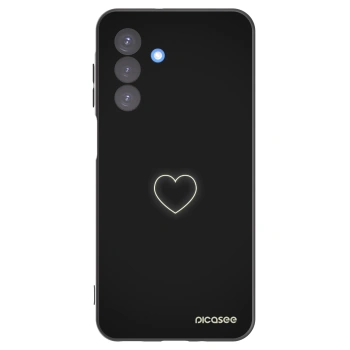 Picasee silikonski črni ovitek za Samsung Galaxy A17 5G - Heart