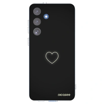 Picasee silikonski prozorni ovitek za Samsung Galaxy S25 FE 5G - Heart