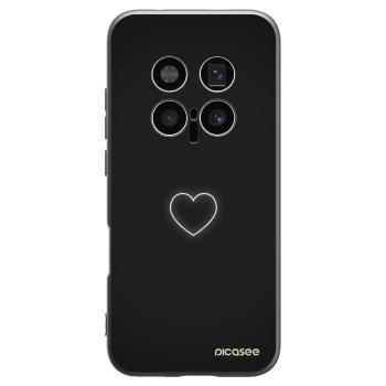 Picasee silikonski črni ovitek za Honor Magic8 Pro 5G - Heart