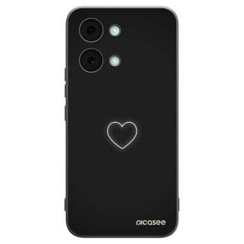 Picasee silikonski črni ovitek za Xiaomi Poco X8 Pro Max - Heart