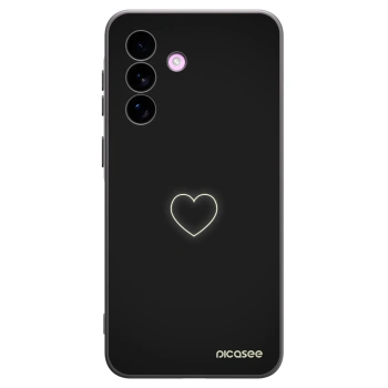 Picasee silikonski črni ovitek za Samsung Galaxy A57 5G - Heart