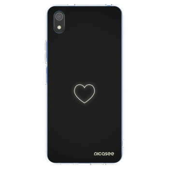 Picasee silikonski prozorni ovitek za Xiaomi Redmi 7A - Heart