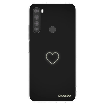Picasee silikonski prozorni ovitek za Xiaomi Redmi Note 8 - Heart