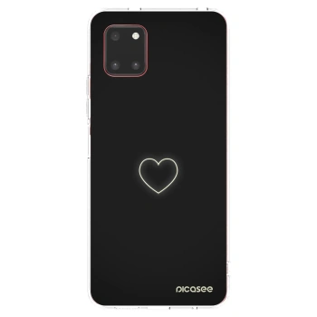 Picasee silikonski prozorni ovitek za Samsung Galaxy Note 10 Lite N770F - Heart