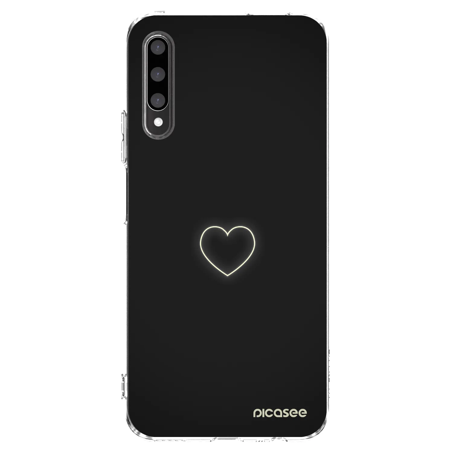 Picasee silikonski prozorni ovitek za Honor 9X Pro - Heart