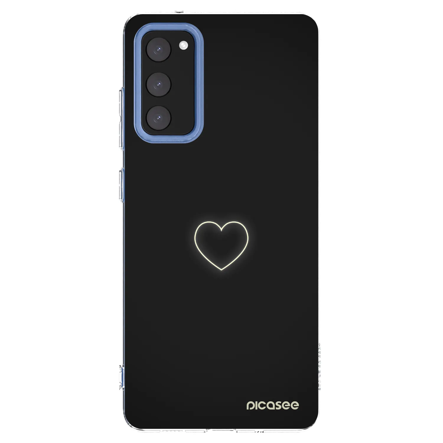 Picasee silikonski prozorni ovitek za Samsung Galaxy S20 FE - Heart