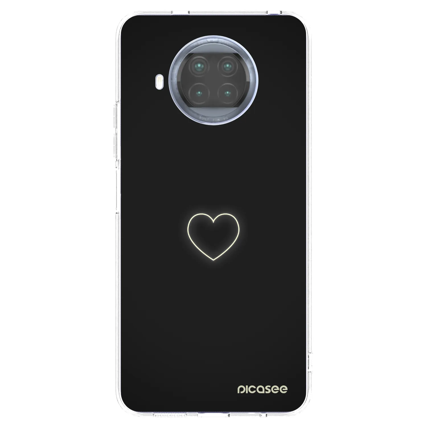 Picasee silikonski prozorni ovitek za Xiaomi Mi 10T Lite - Heart
