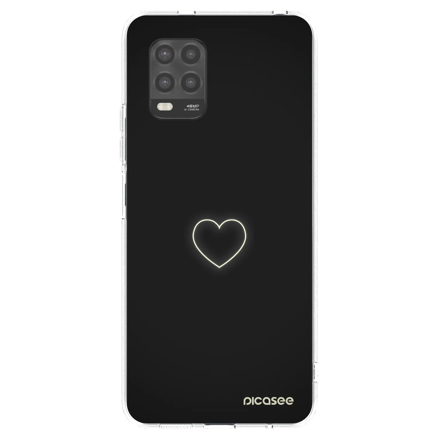 Picasee silikonski prozorni ovitek za Xiaomi Mi 10 Lite - Heart