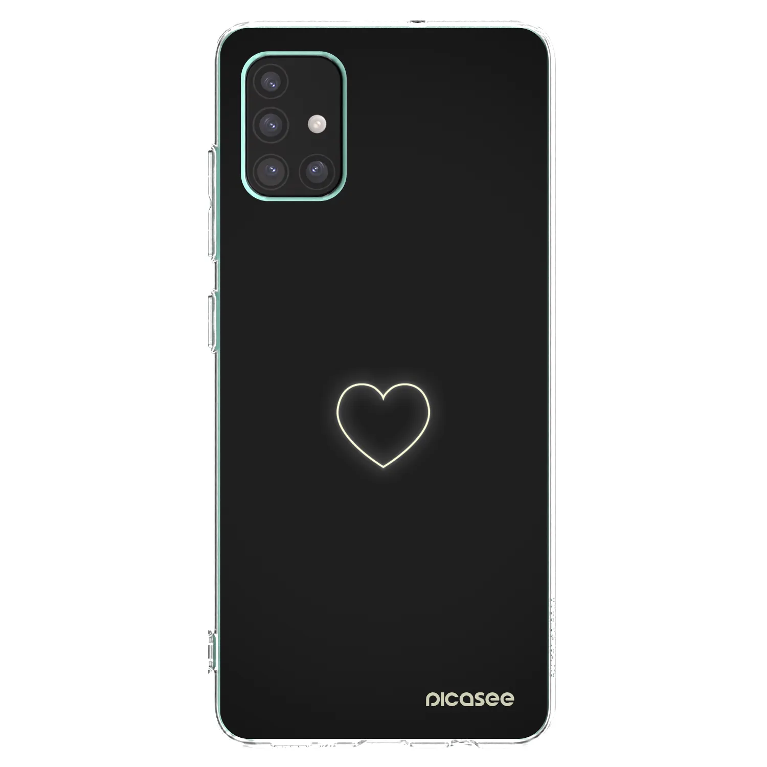 Picasee silikonski prozorni ovitek za Samsung Galaxy M51 M515F - Heart