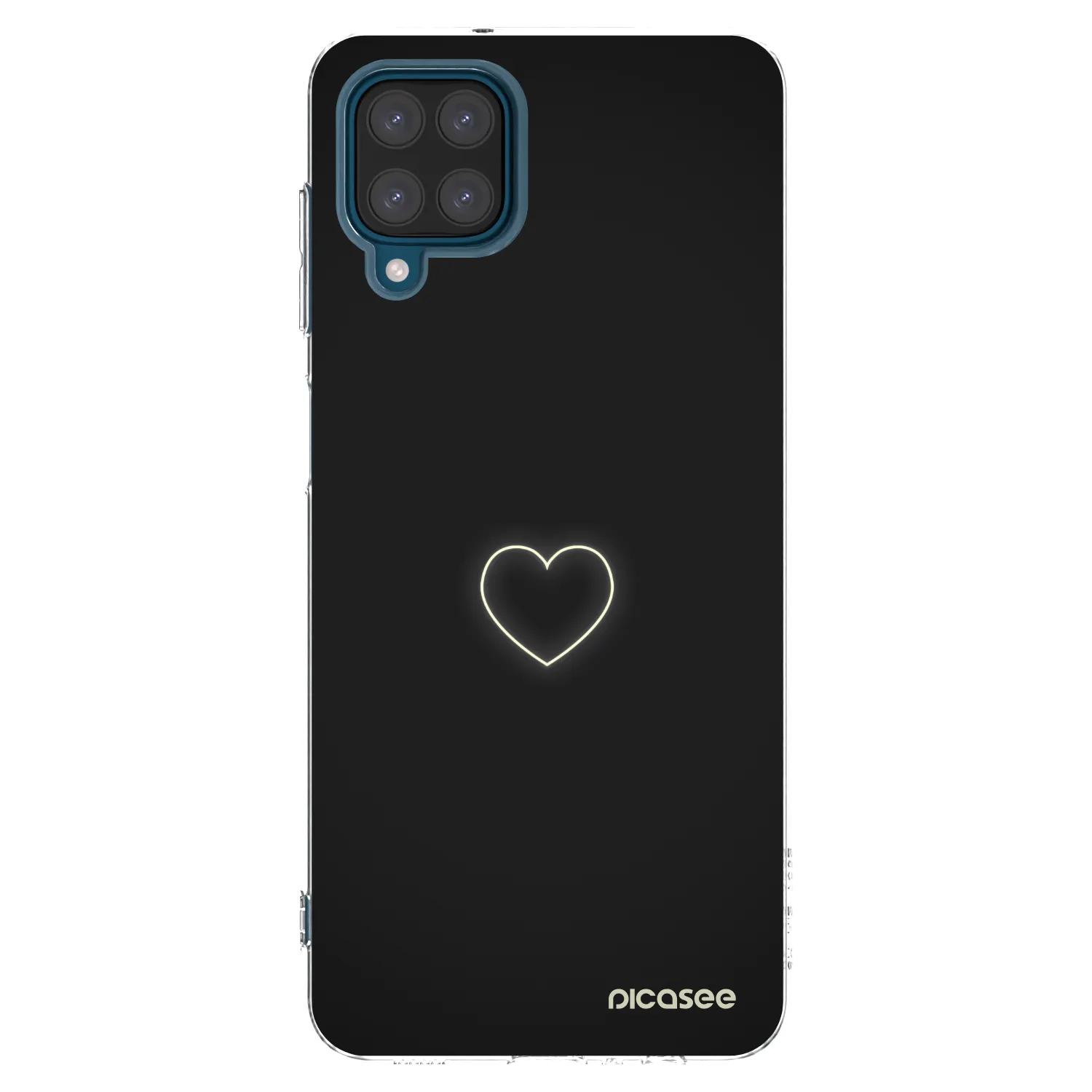 Picasee silikonski prozorni ovitek za Samsung Galaxy A12 A125F - Heart