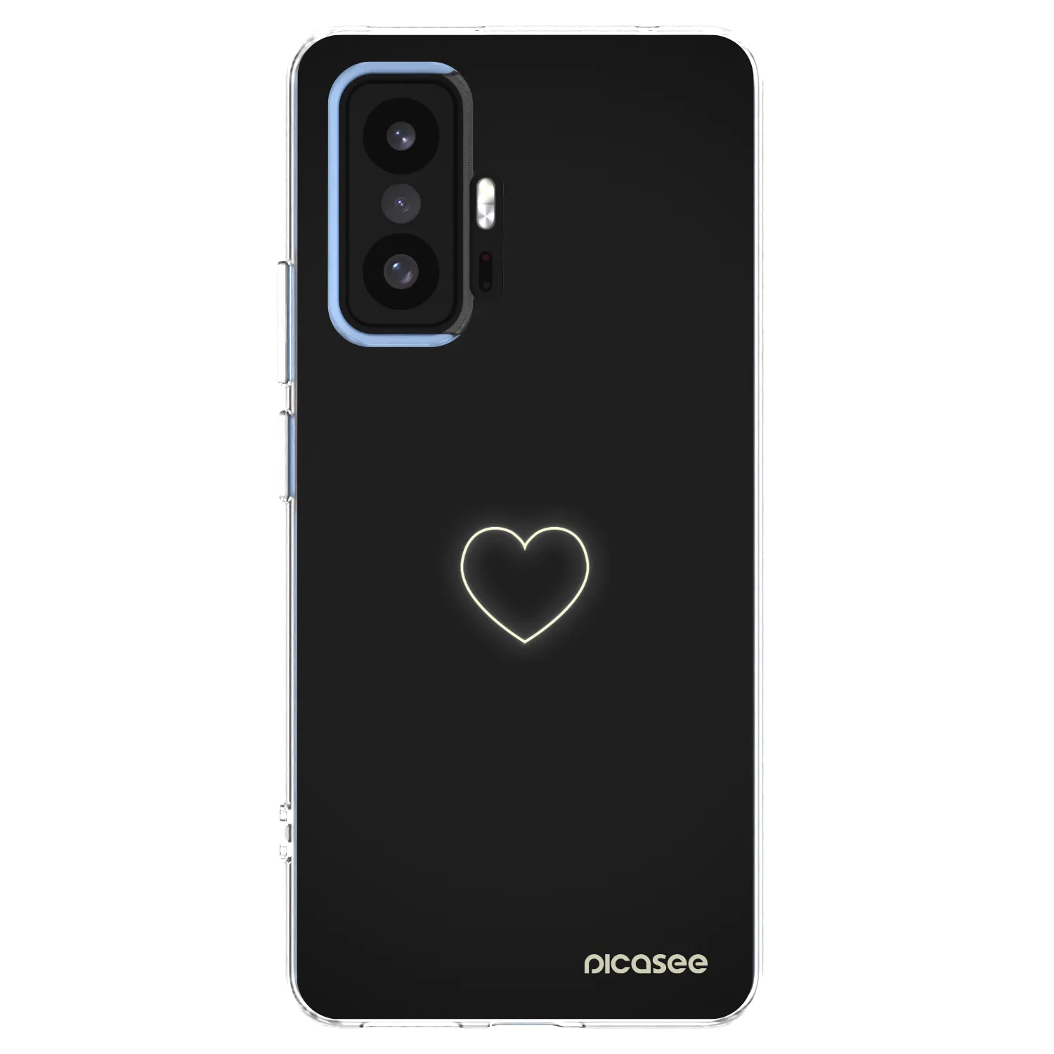 Picasee silikonski prozorni ovitek za Xiaomi 11T - Heart