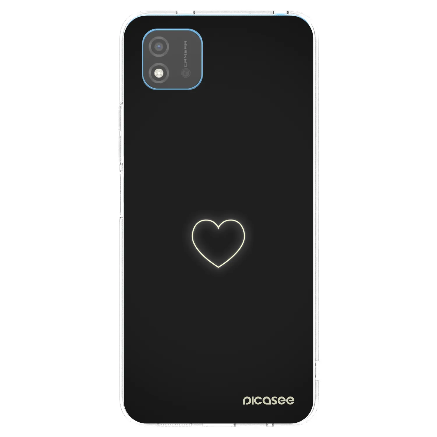 Picasee silikonski prozorni ovitek za Realme C11 (2021) - Heart