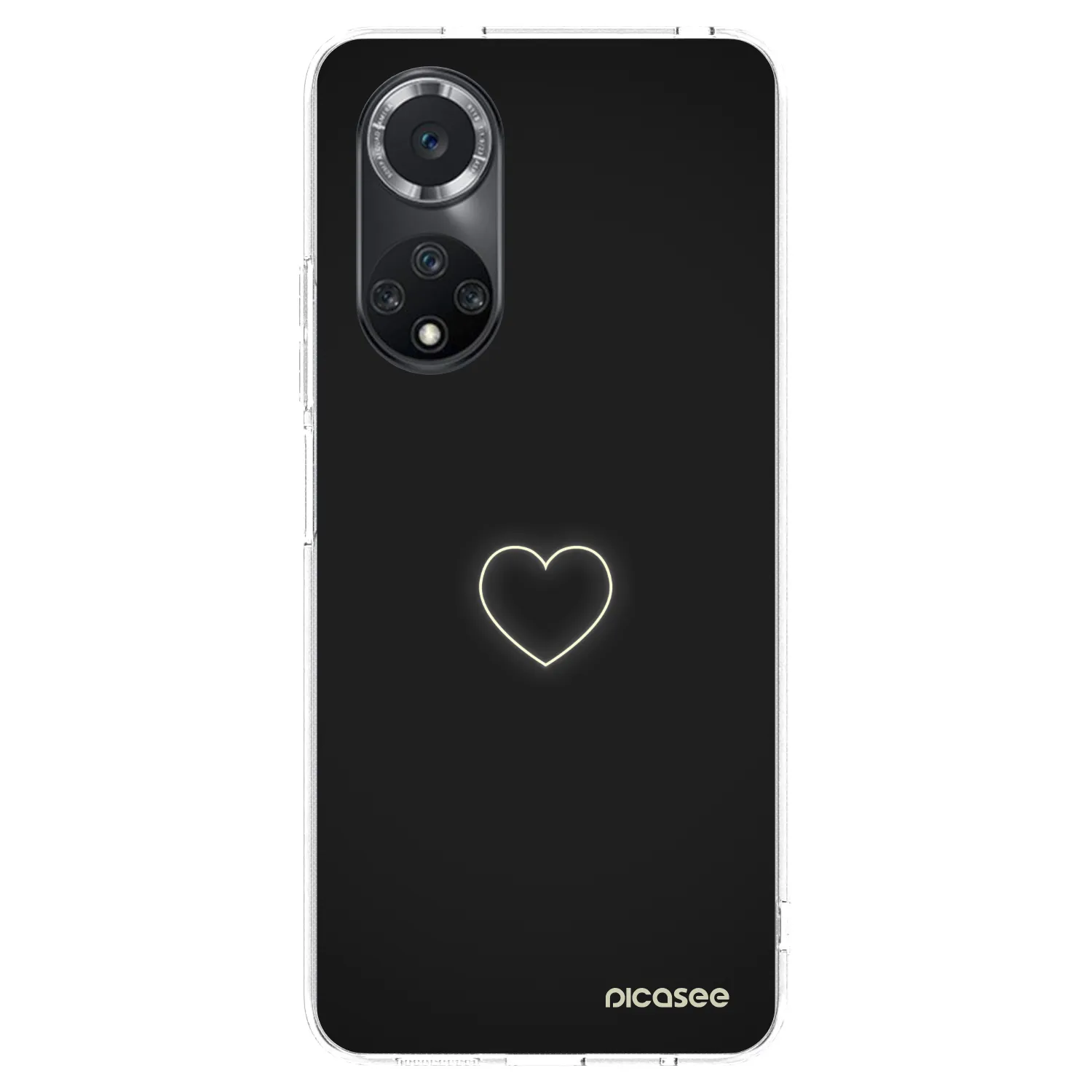 Picasee silikonski prozorni ovitek za Huawei Nova 9 SE - Heart