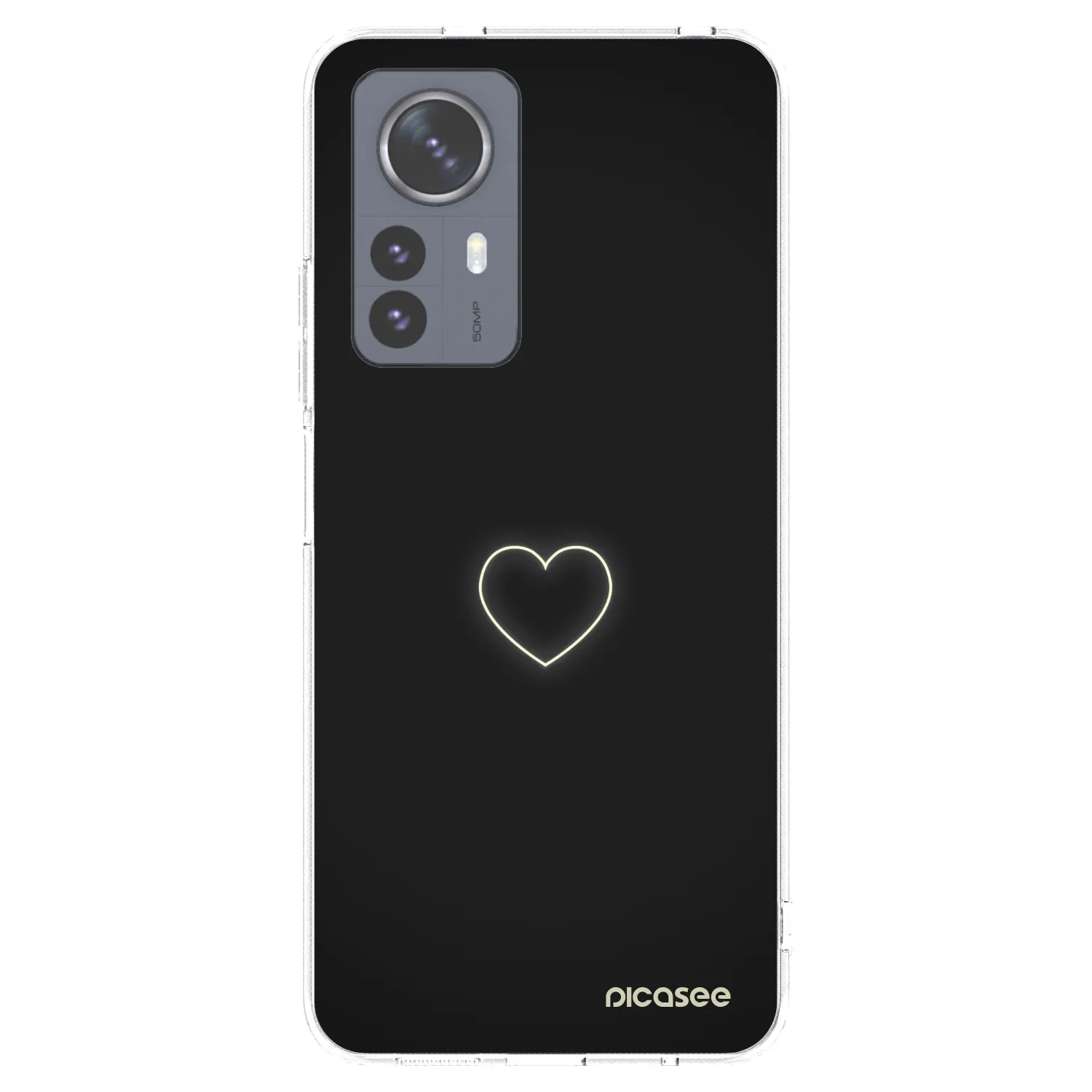 Picasee silikonski prozorni ovitek za Xiaomi 12 Pro - Heart
