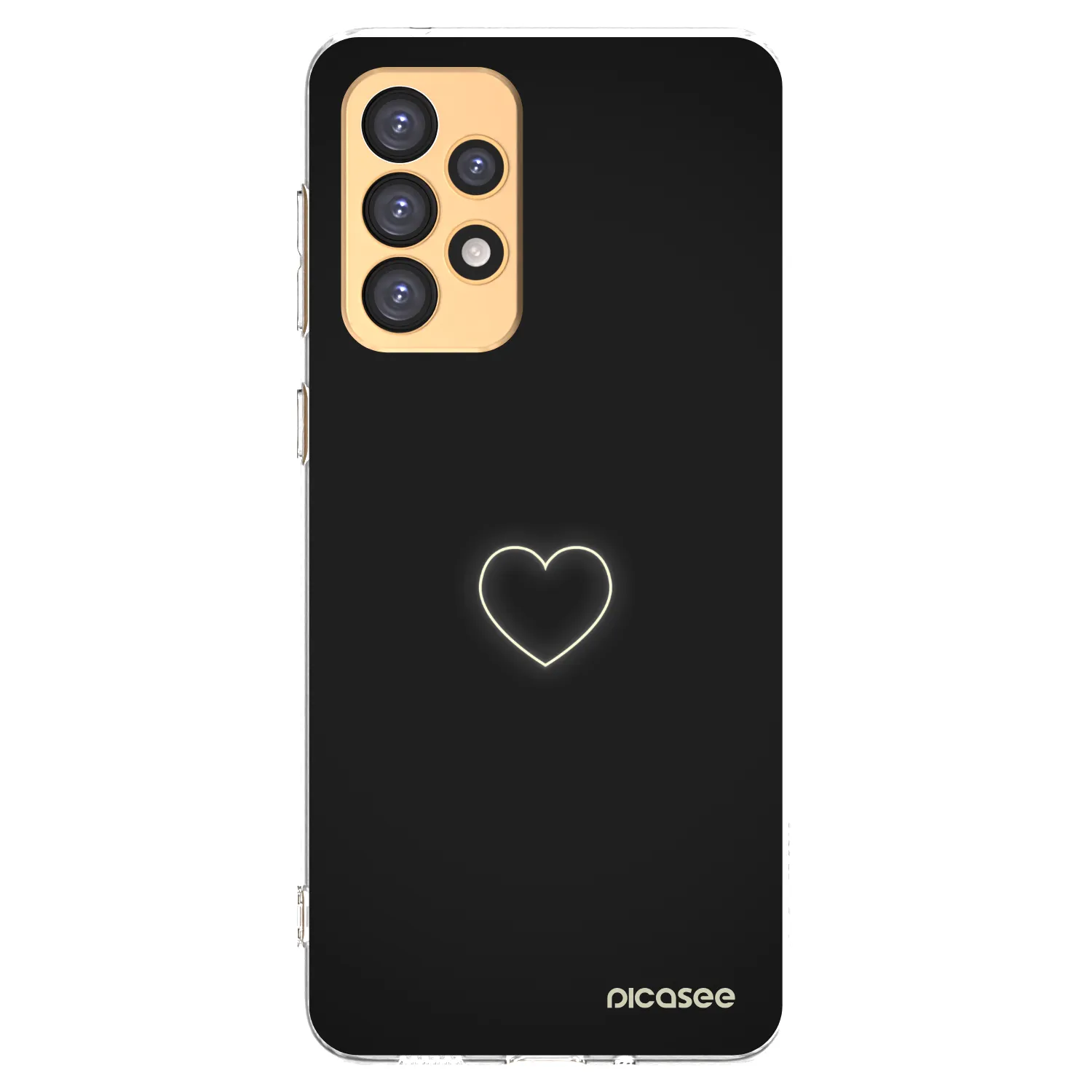 Picasee silikonski prozorni ovitek za Samsung Galaxy A33 5G A336 - Heart