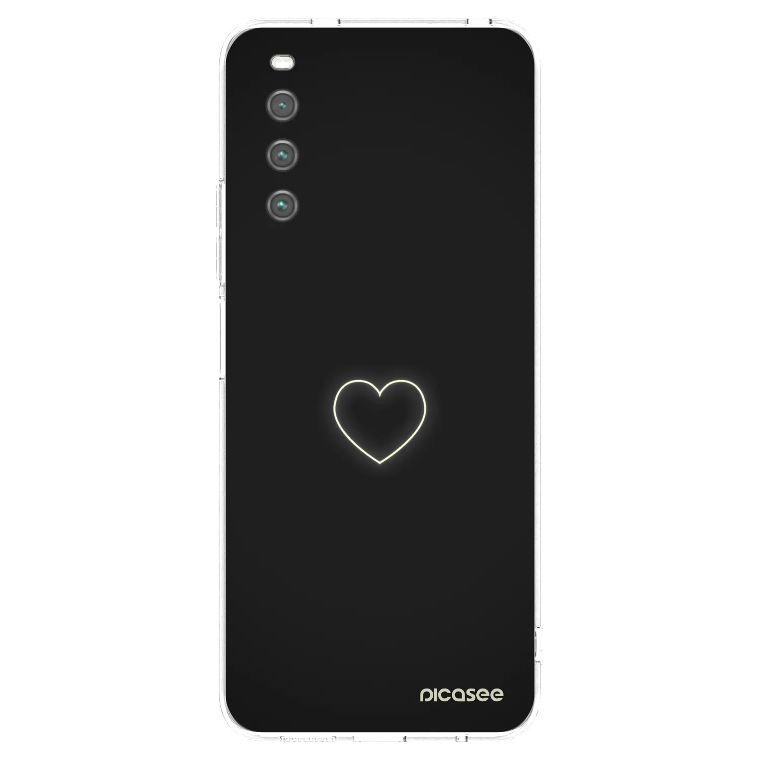 Picasee silikonski prozorni ovitek za Sony Xperia 10 IV 5G - Heart